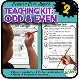 Odd and Even Numbers Activities Worksheets Games 2.OA.3