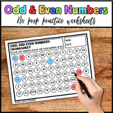 Odd & Even Numbers Worksheets, Activities, Games Anchor Ch