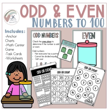 Odd and Even Numbers Charts