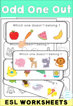 Odd One Out Strips Special Education By Miss Jelena S Classroom