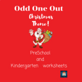 Odd One Out / Christmas Theme  / For PreSchool and Kindergarten