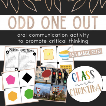 Preview of Odd One Out - Oral Communication Activity For Thinking Critically