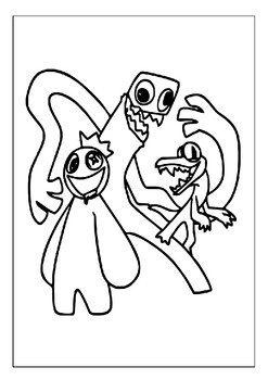 Coloring Pages to Enhance Your Rainbow Friends Experience by stephansavage  