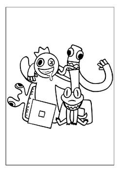 Rainbow Friends Chapter 2 Coloring Pages - Free Printable Coloring Pages  for Kids