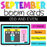 Odd and Even Boom Cards 2nd Grade Digital Task Cards