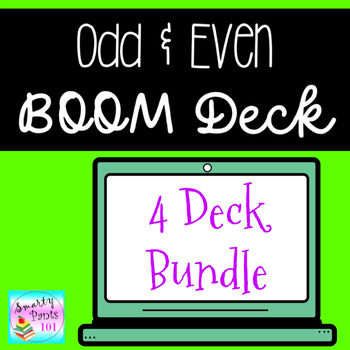 Preview of Odd and Even Bundle  4 BOOM Decks  l  Internet Activity