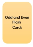Odd and Even Flash Cards