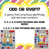 Odd & Even Numbers Game