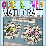 Odd and Even Halloween Spider Math Craft
