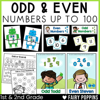 Odd Even Numbers Worksheets Activities By Fairy Poppins Tpt