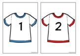 Odd and Even Numbers (1 to 100) on T-Shirts Picture Set/Fl