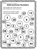 FREE:  Odd and Even Numbers
