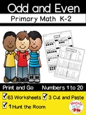 Odd and Even Numbers K-2