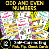 Odd and Even Numbers Posters & Pick, Flip Check Cards