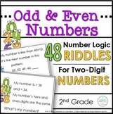 Mental Math Activities - Riddles for Odd and Even Numbers 