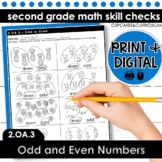Odd and Even Numbers Worksheets for Even and Odd Numbers A