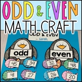 Odd and Even Penguin Math Craft