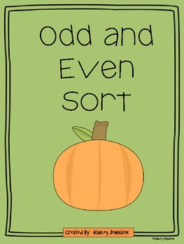 Preview of Odd and Even Pumpkins Math Stations