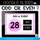 Odd and Even Set 1 {2 Digit} Google Slides™ Distance Learning