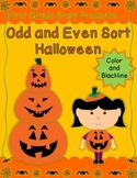 Odd and Even Sort (Numbers to 30) Halloween/Pumpkin Theme FREE!