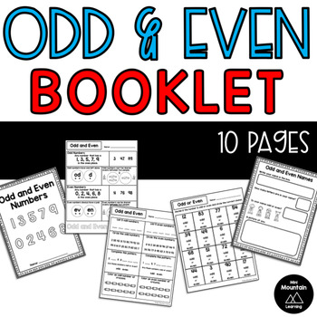 Odd and Even Worksheets by Mini Mountain Learning | TpT