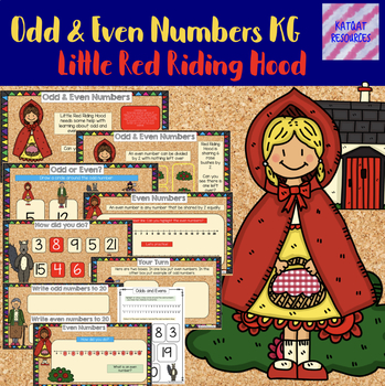 Preview of Odd and Even numbers Kindergarten KG