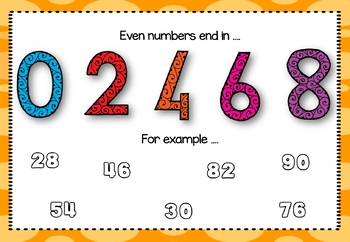 Preview of Mastering Odd and Even Numbers in Maths: 2 Poster Set & 7 Worksheet Pack