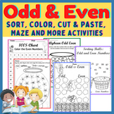 Odd and even numbers - worksheets and activities