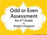 Odd or Even Assessment for 2nd Grade