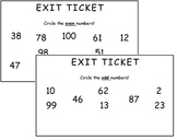 Exit Ticket - Maths