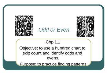 Preview of Odds and Evens PowerPoint