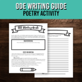 Ode Writing Guide | Poetry Unit Activity | March ELA Activity