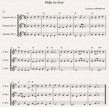 Preview of Ode to Joy