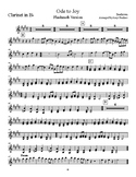 Ode to Joy - Flashmob Version - Clarinet