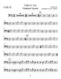 Ode to Joy - Flasjmob Version - Cello II