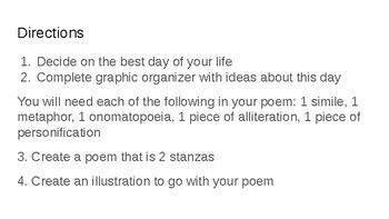 poem presentation ideas