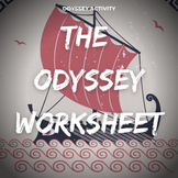 Odyssey 4-3-2-1 Close Reading Worksheet