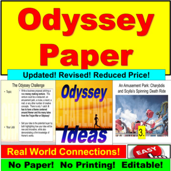 Preview of The Odyssey Activity and Paper