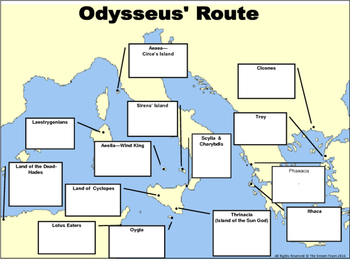 the odyssey odysseus journey