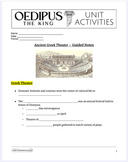 Oedipus: Ancient Greek Theatre Powerpoint + Notes + Theatr