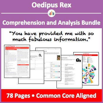 Preview of Oedipus Rex – Comprehension and Analysis Bundle