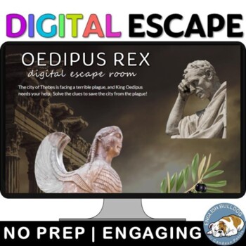 Preview of Oedipus Rex Digital Escape Room Review Game Activity