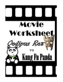 Oedipus Rex: Movie Worksheet with Kung Fu Panda