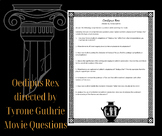 Oedipus Rex directed by Tyrone Guthrie Questions