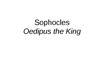 Preview of Oedipus the King Guided Notes PPT
