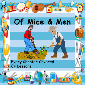 Preview of OF MICE & MEN - MASSIVE RESOURCE - EVERY CHAPTER AND THEME COVERED - 6+ LESSONS