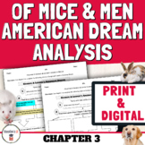 Print & Digital Of Mice and Men Chapter 3 Activity America