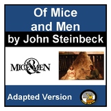 Of Mice and Men - Adapted Novel l Questions & Test l ELA l