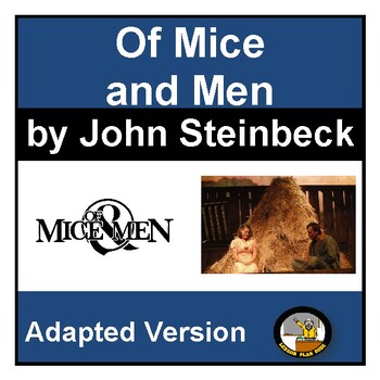 Preview of Of Mice and Men - Adapted Novel l Questions & Test l ELA l Print Version