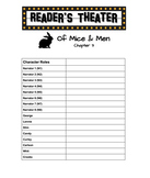 Of Mice and Men, Chapter 3, Reader's Theater Style!